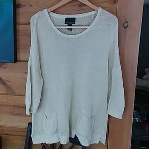 Linen cotton Cynthia Rowley sweater
